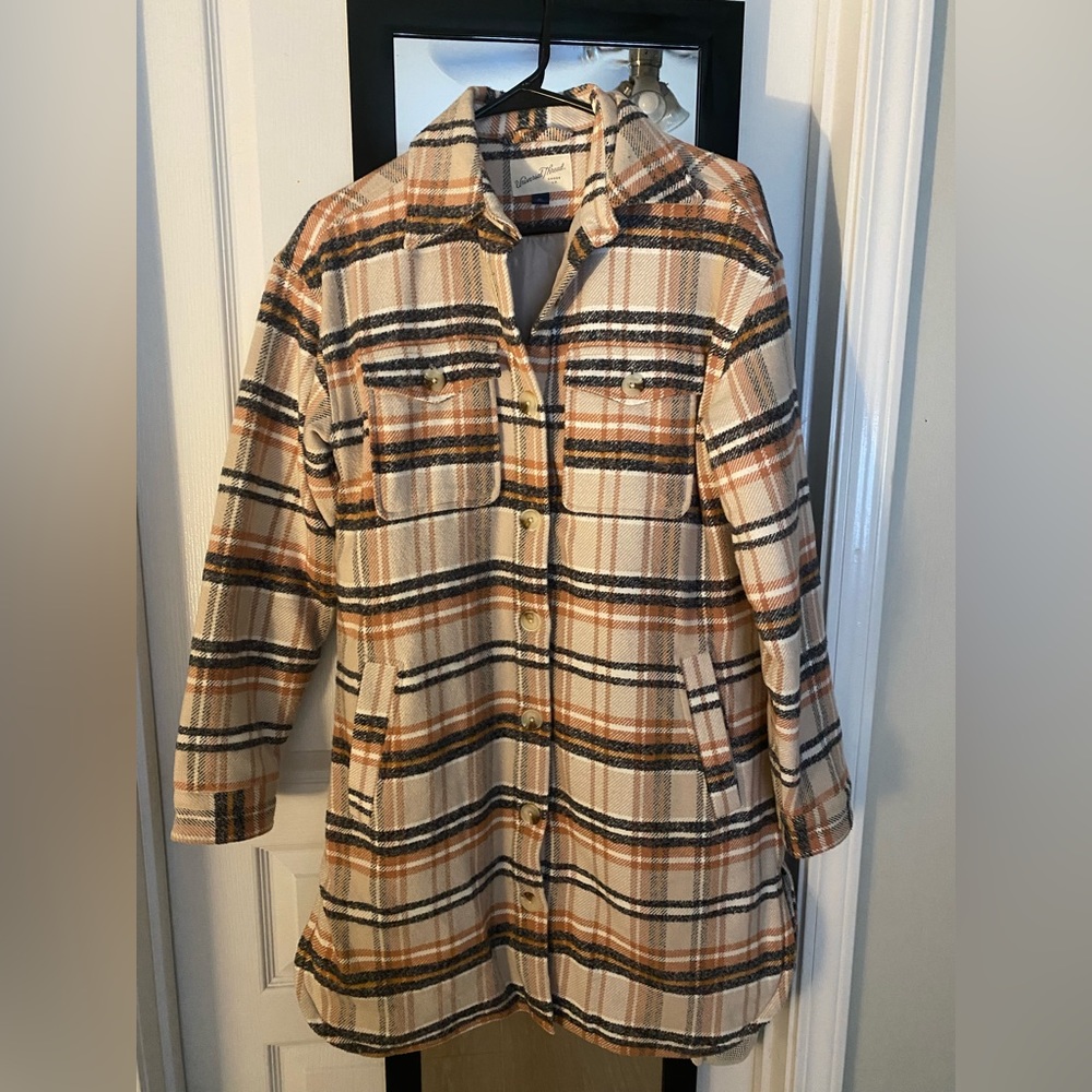 Plaid shacket